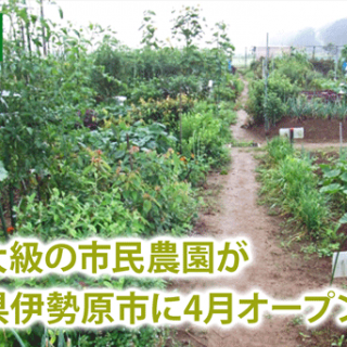 農業ベンチャーが手がける日本最大級の市民農園　神奈川県伊勢原市に4月オープン