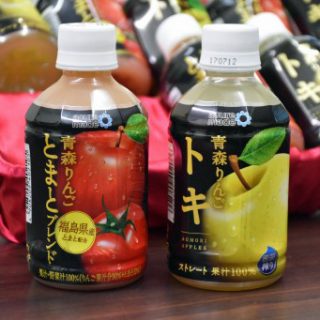 青森リンゴ＋福島トマト　JR東ウォーターが発売