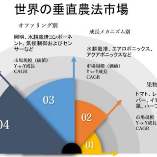 世界の垂直農法市場　2030年末までに245億米ドルに達すると予測
