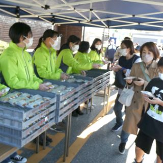 雹被害の梨「あたりちゃん」　災い転じて福　農業応援団が急増　ＪＡいちかわ
